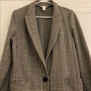 H&M women’s plaid oversized blazer